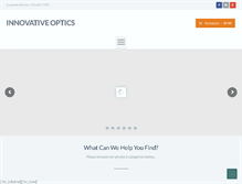 Tablet Screenshot of innovativeoptics.com